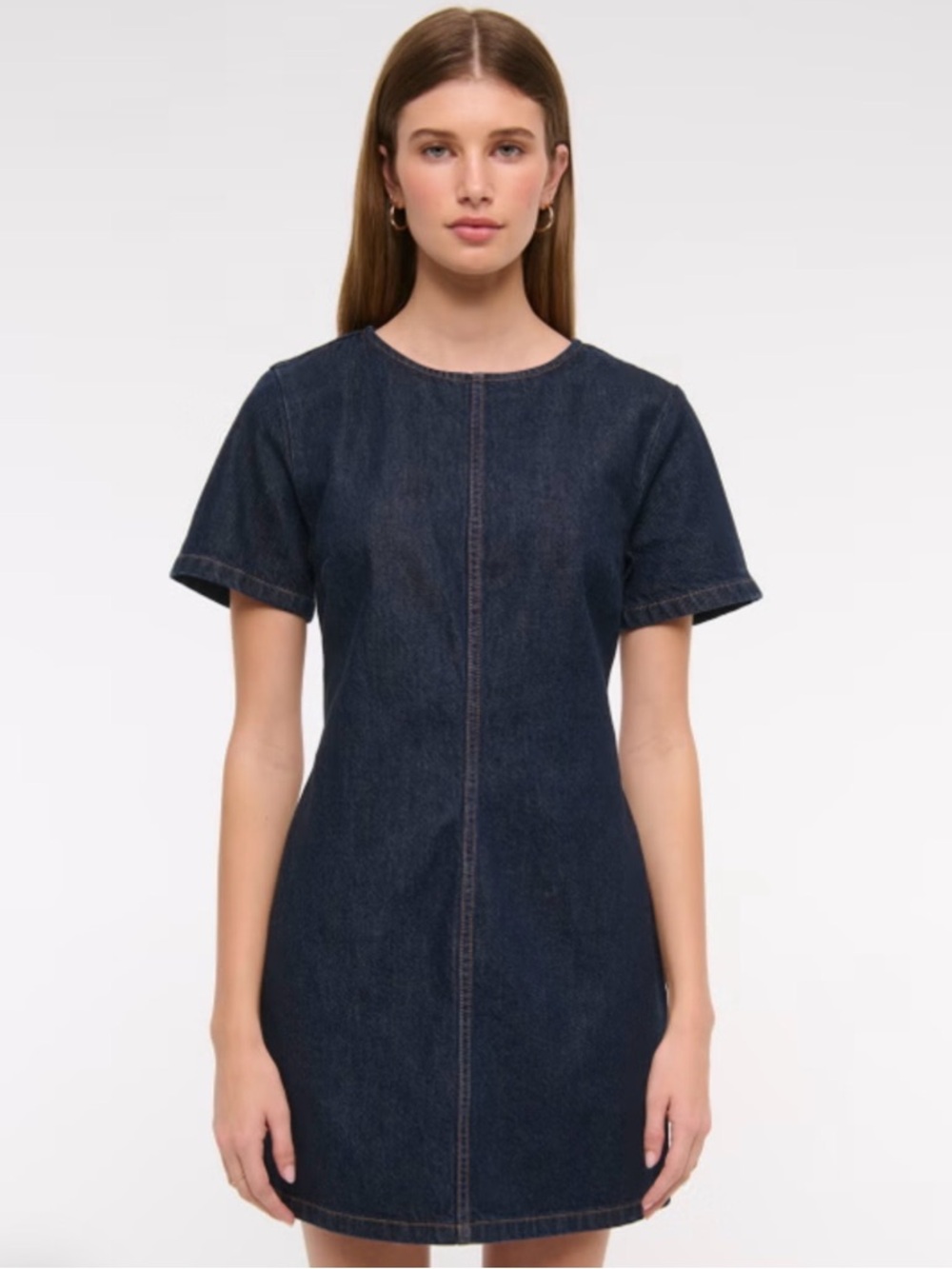Abercrombie & Fitch Dark Denim Mini Dress